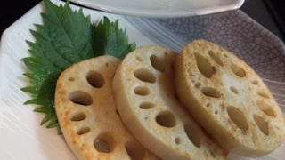 蓮根の醤油焼