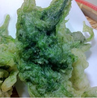 あおさの天ぷら