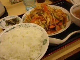 バクダン炒め定食