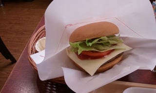 モーニング野菜チーズバーガー