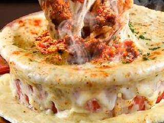 溶岩チーズミートパスタ