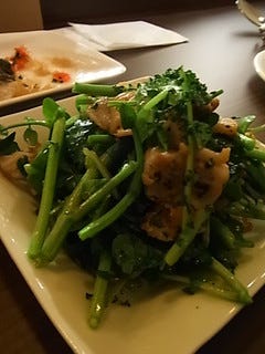 豚バラとクレソン