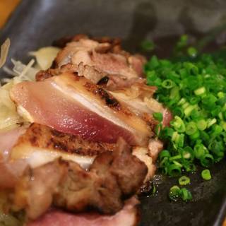 宮崎県産　軍鶏のたたきポン酢