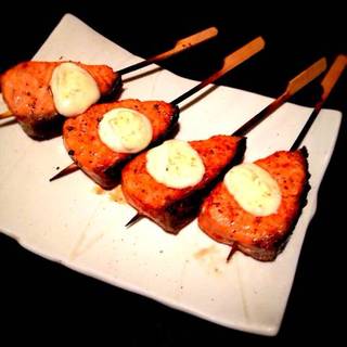 トロサーモン　クリームチーズ焼串