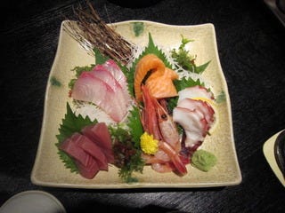 刺身五点盛り合わせ