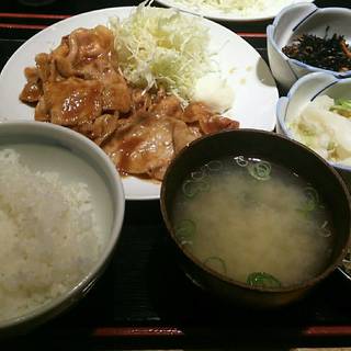 豚生姜焼き定食