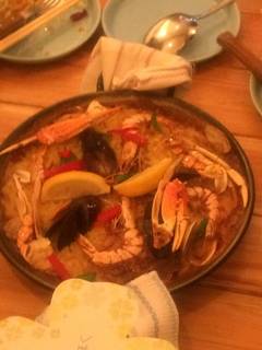 魚介のパエージャ