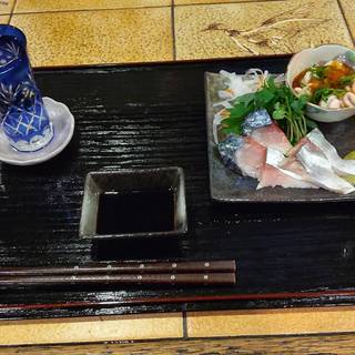 しめさば　と　白子のぽんず