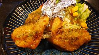 手羽先の唐揚げ　自家製のタレ