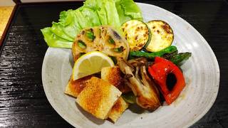 ハラスと焼野菜セット