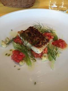 鮮魚のパン粉焼き