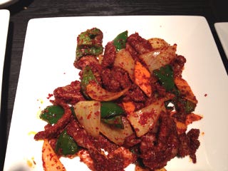 牛肉のズーラン炒め