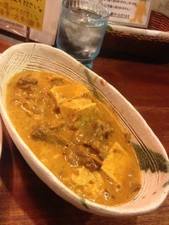 とろ～りトロすじと豆富のカリー