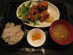 鶏の竜田揚げ御膳