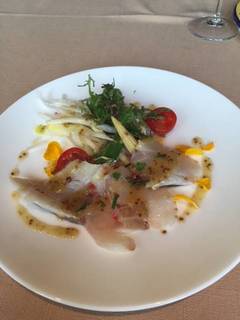 シマアジのカルパッチョ