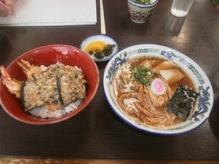 ラーメン　天丼