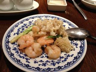 海老ときくらげの炒め物