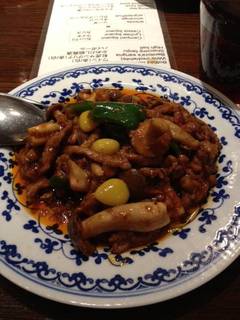 彩りピーマンと牛肉の炒め