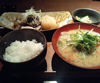 ランチ　ブリ大根