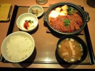 味噌かつ煮定食