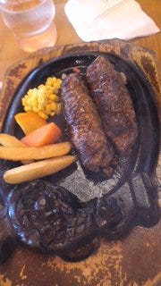 炭焼きジューシーがんこハンバーグ