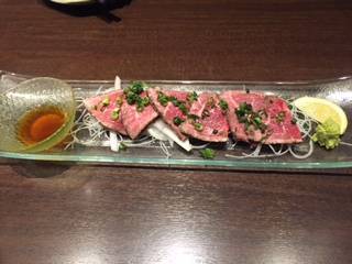 新潟和牛のたたき