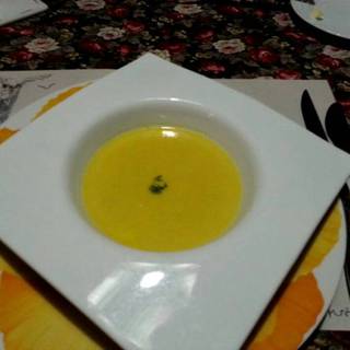 自家製とうもろこしのポタージュスープ