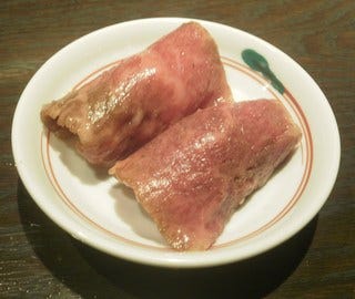 トロカルビの炙り寿司