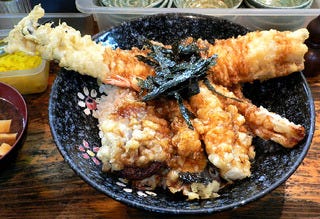 海老穴子天丼