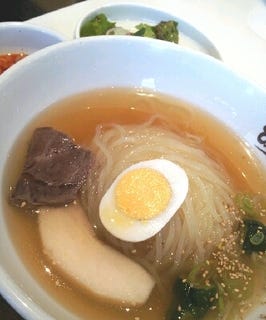 冷麺とカルビのセット