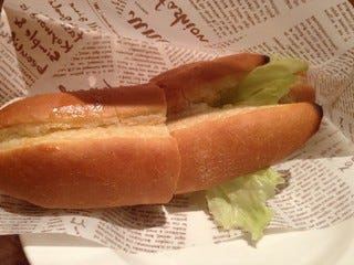 シュリンプアボガドのサンドイッチ