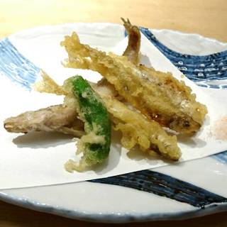 わかさぎとししゃもの唐揚げ