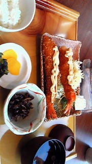 海老フライ定食