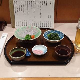 カワハギの肝あえ