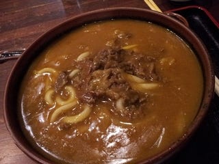 肉入カレーうどん