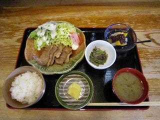 ランチ　生姜焼き定食