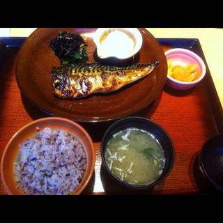 炭火焼きさば定食