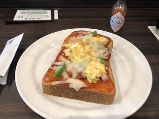 珈琲館のピザトースト