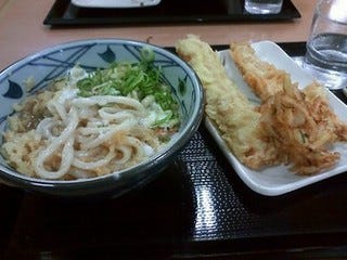 とろ玉うどん　ちくわ