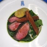 幼鴨肉のロースト　コリアンドルのピストー