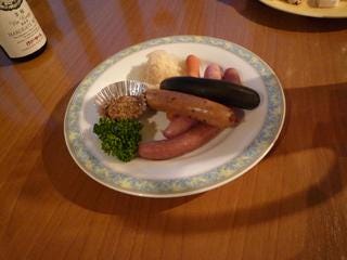 特製ソーセージ盛り合わせ