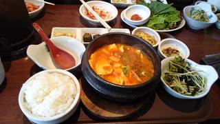 スンドゥブ定食