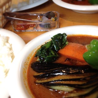 インド風カリー　チキンと野菜