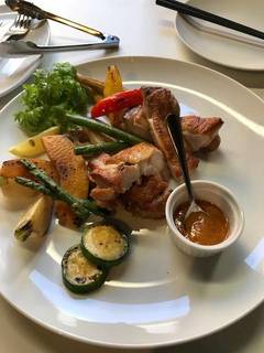 チキングリルとベジタブルグリル