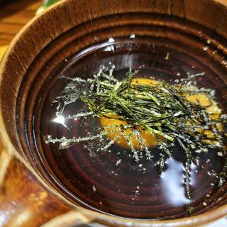 生卵入り出し汁