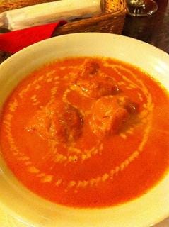 バターチキンカリーとナン