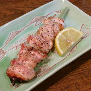 鶏胸肉の大串焼き　明太マヨ味
