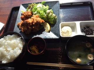 若鶏の黒七味揚げ御膳