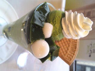 抹茶パフェ
