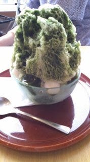 抹茶かき氷